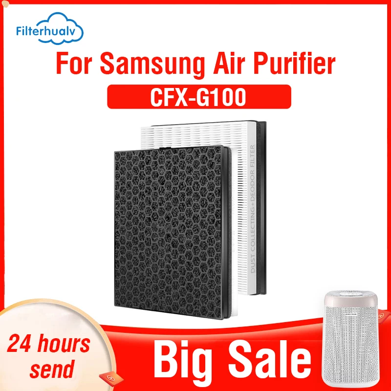 FilterhualvHepaFilterSamsungCFXG100DPM25ActivatedCarbonFilter