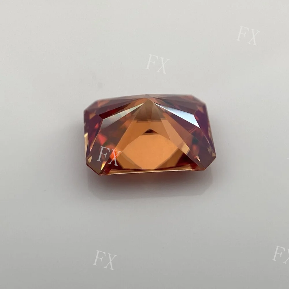 Loose 1~5CT Radiant Cut Garnet Color with GRA Certificate synthetic Moissanite Stone  for Women Jewelry Ring Earrings Making