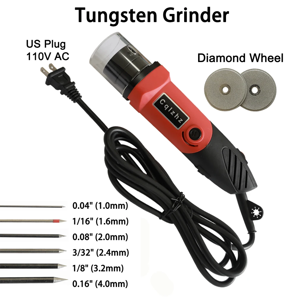GhionChion Tungsten Electrode Grinder/Sharpener for TIG improvement 1/8" 3/8" 1/4" inch 22.5°and 30° 3