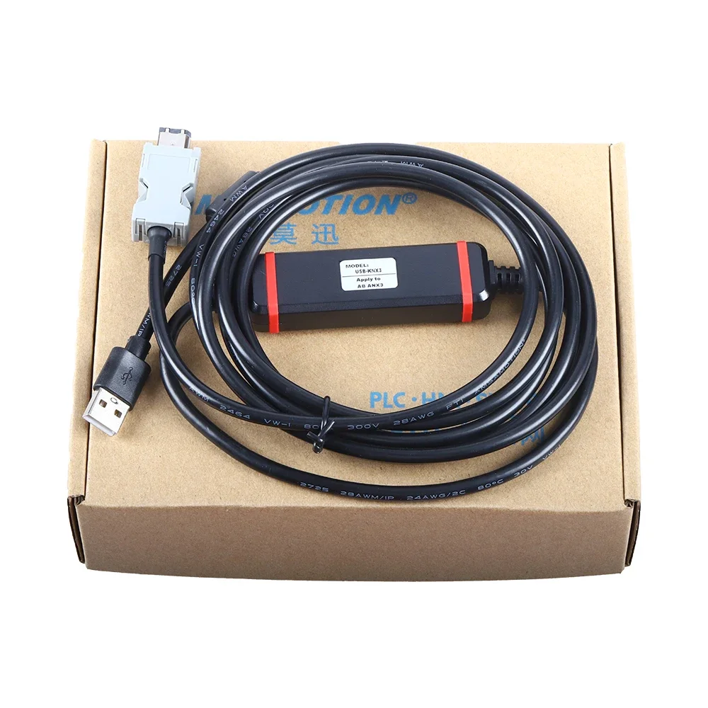 

Communication Programming Cable USB-KNX3 For Allen Bradley KNX3-KAP2 Servo KINETIX3 USB Debugging Download Data Wire