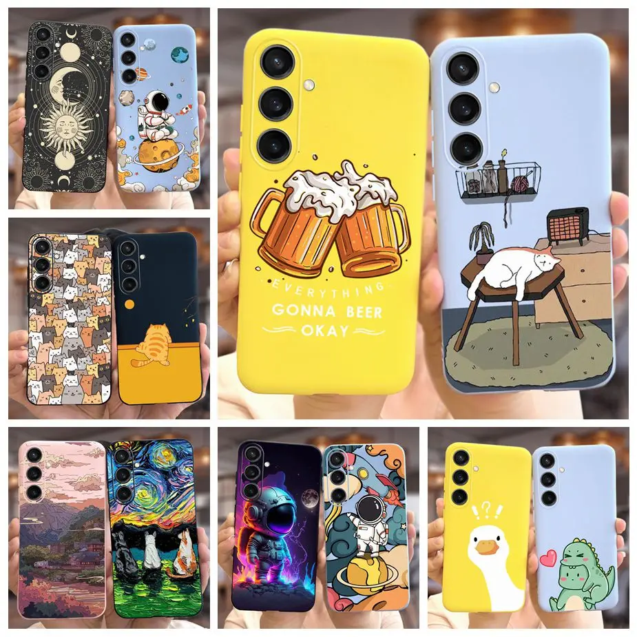 Per Samsung Galaxy S23 Fe Case S23 Plus New Fashion Candy Painted Custodia Morbida In Silicone Per Samsung S23 Ultra S 23 S23 + Shell