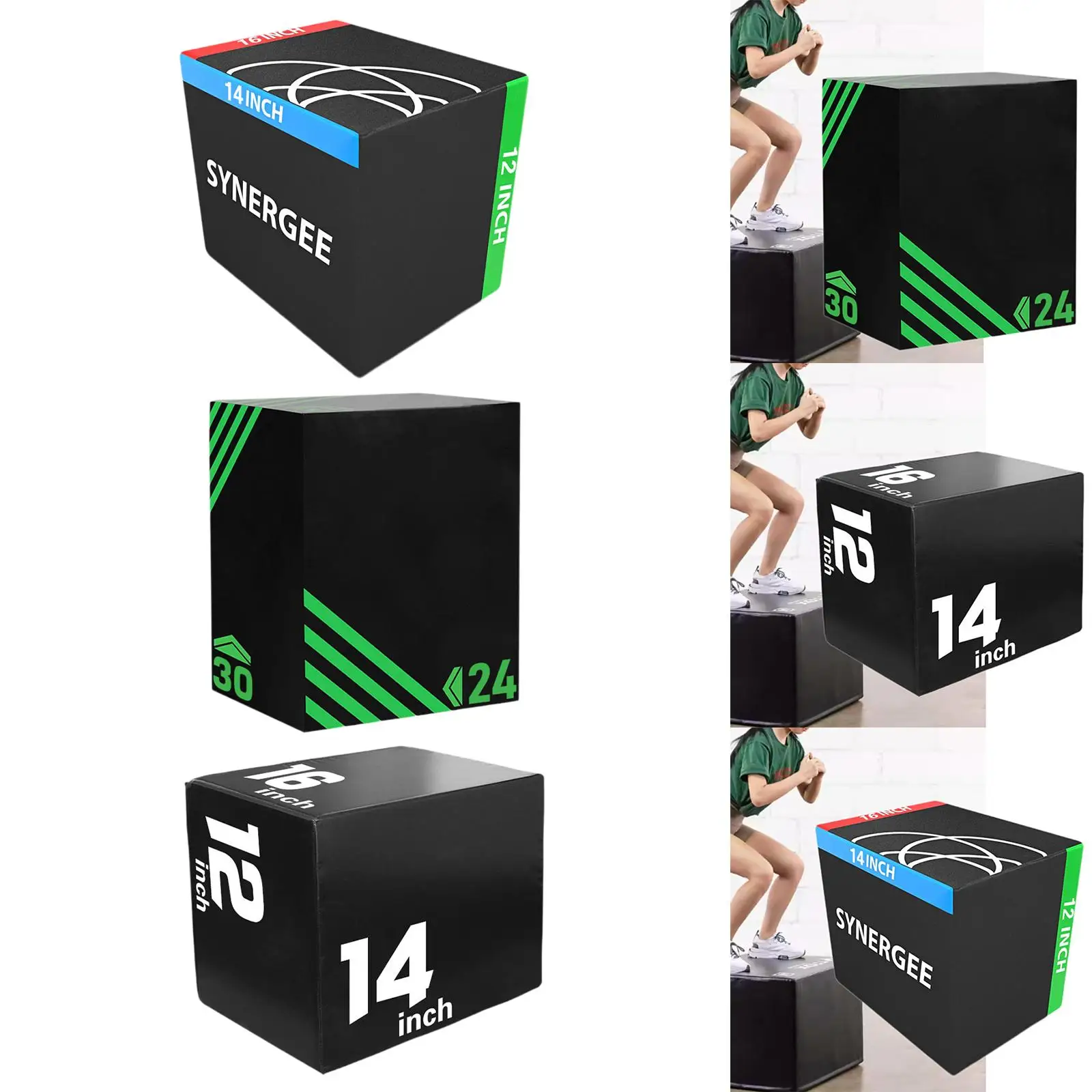 Multifunctional Soft Plyo Box Non Slip PVC Jumping Agility Equipment for Home Workout and Strength