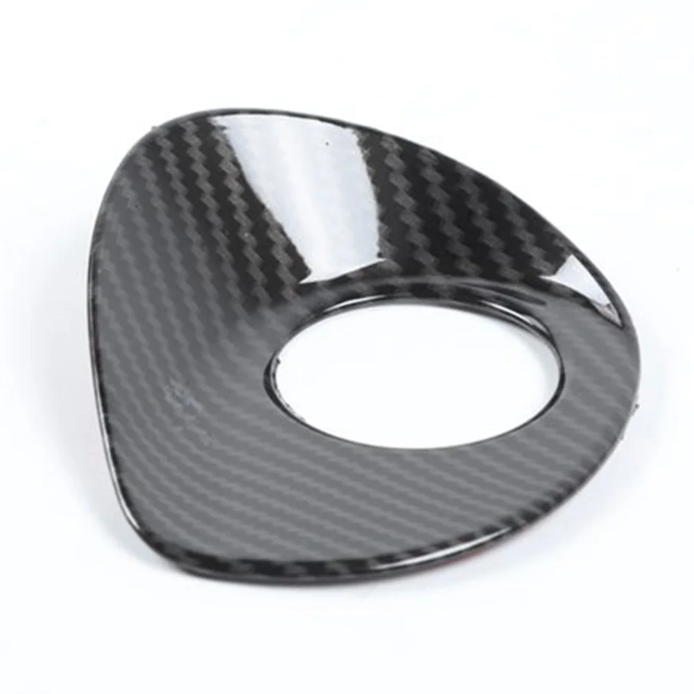 

High Quality Car Interior Accessories Switch Cover Key Cover ABS Plastic Adhesive Tape Carbon Fiber Ignition Start