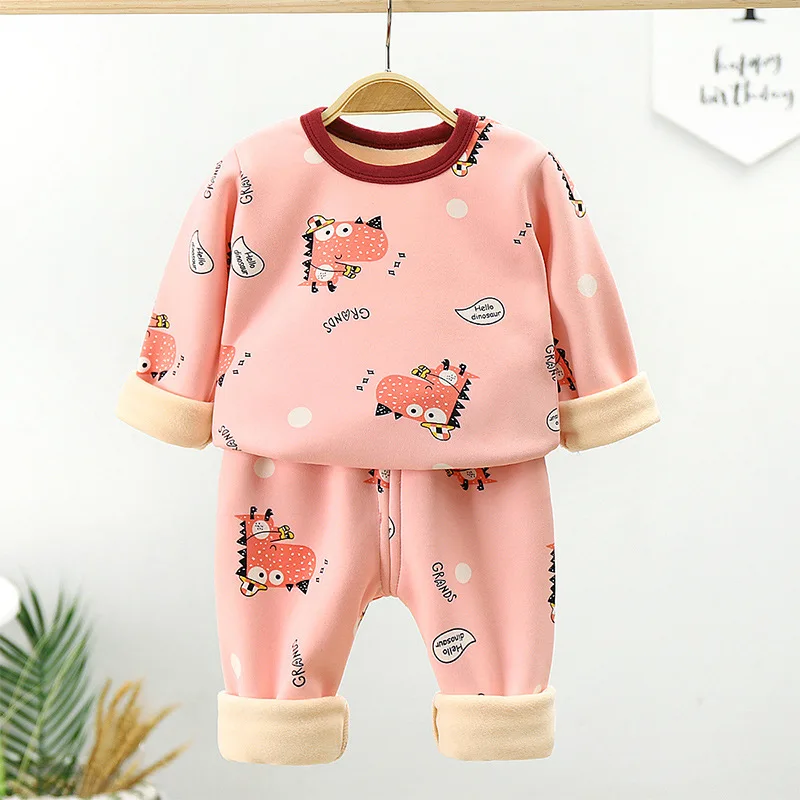 Kids Padded Long-Sleeve Underwear Set 3