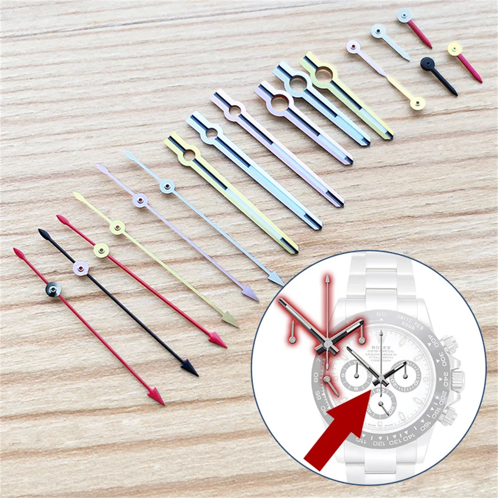 Set Di Lancette Per Orologi Rolex Cosmoth Daytona Rainbow Watch Cal.4130 4030 Movimento