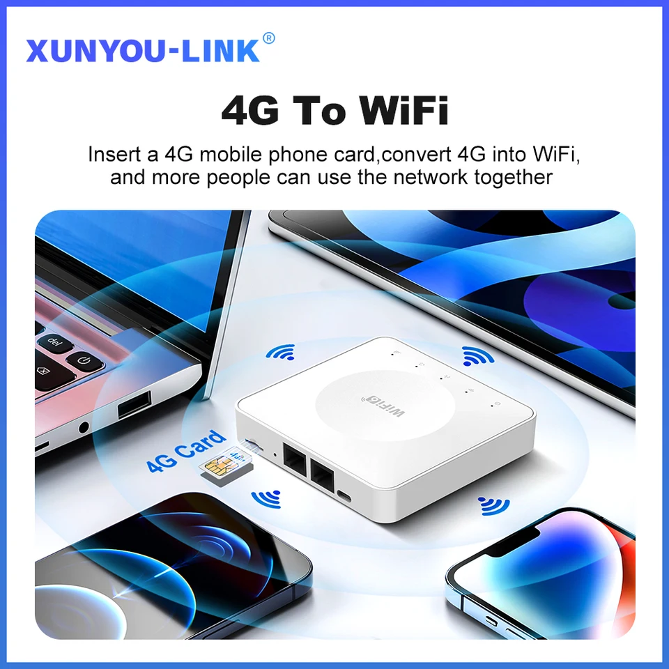 New 4G CPE Router LTE Plug-in WIFI6 2.4G Wireless Hotspot with 300Mbps C920 EU/U