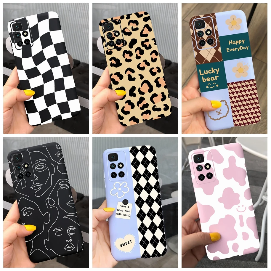 Stylish Square Pattern Soft Silicone Phone Case