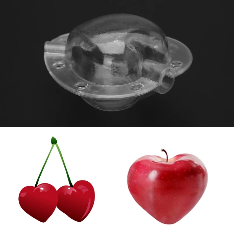 Fruit Shaping Mold Plastic Heart-Shaped for apple Pear Growth Forming Vegetable