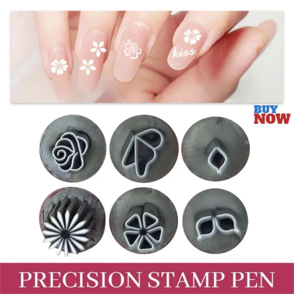 6/12/15PCS Nail Art Stamp Pen Set Nail Graffiti Art Dotting Tools DIY Tools For Girls And Women