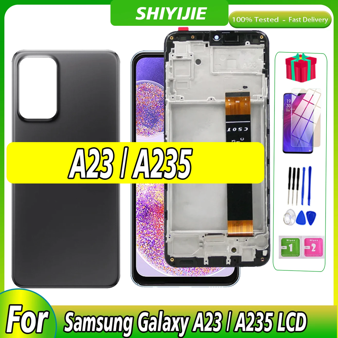

6.5'' Lcd for Samsung Galaxy A23 A235 Lcd Display Touch Digitizer Screen A235F/DS A235F Replacement Assembly Parts