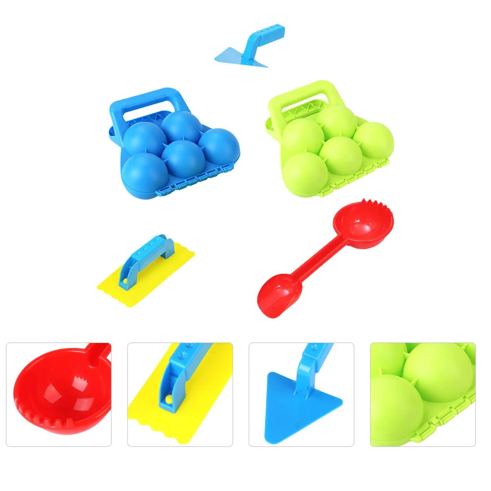 

1 Set Snowball Maker Tools Snow Kids Winter Outdoor Snow Toys Snowball Fight Game for Kids and Adults,