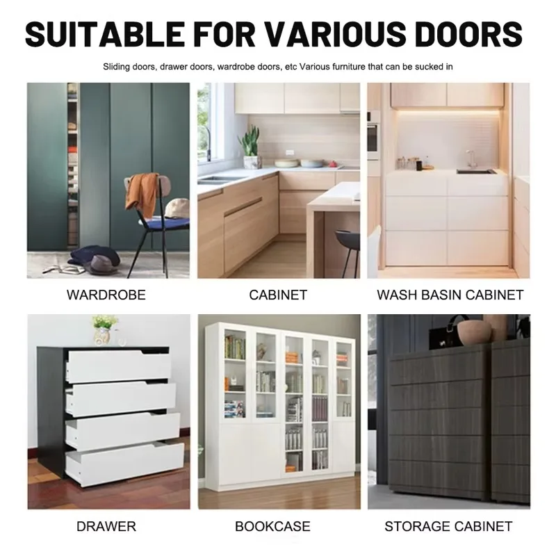 Strong Magnetic Cabinet Catches Ultra-Thin Door Magnets Stops Invisible Adhesive Drawer Cabinet Catch For Kitchen Closet Closer Magnetic Door Stopper