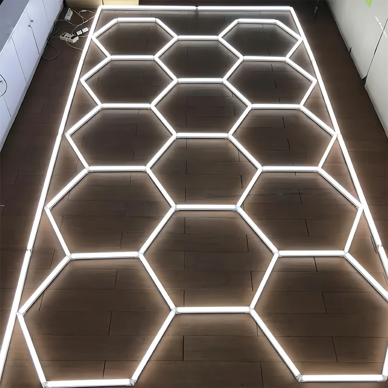 Pack De 24 Lampes Led Hexagonales 6500k Pour Garage, Garage, Magasin,  Détail De Voiture, Lumière Du Jour, Blanc, Enfichable - Lumière Bar/travail  Lumière - AliExpress