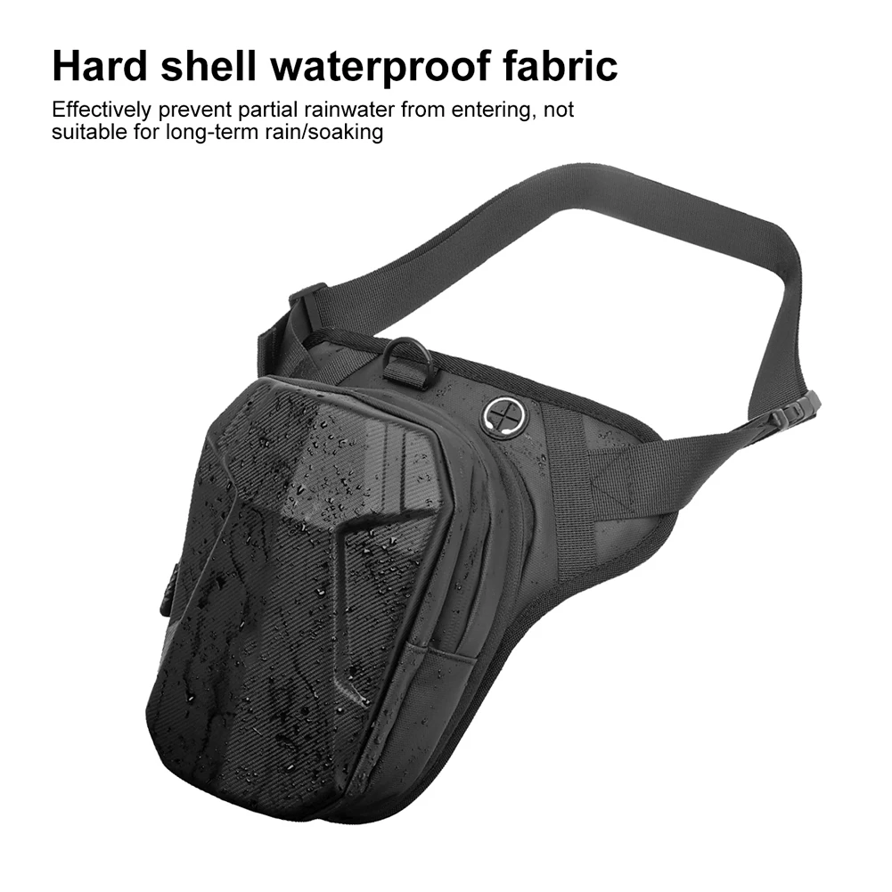 

YFASHION EVA+PU Motorbike Mobile Phone Purse Drop Leg Bag Outdoor EVA+PU Thigh Bag With Leg Strap For Men Women Climbing Cycling