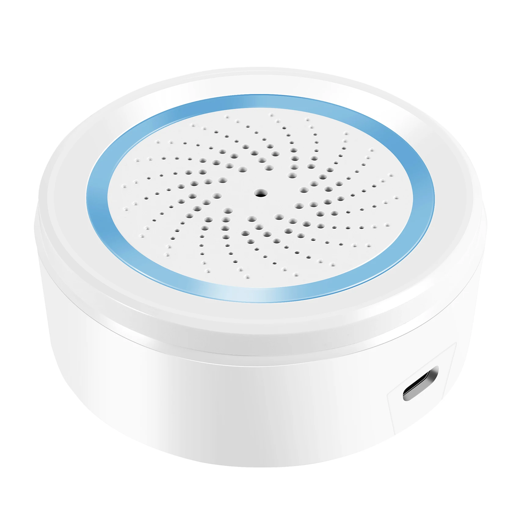 

Temperature Humidity Alarm Sensor Wifi Siren Tuya Smart Life App Work with for ECHO Alexa Google Home IFTTT