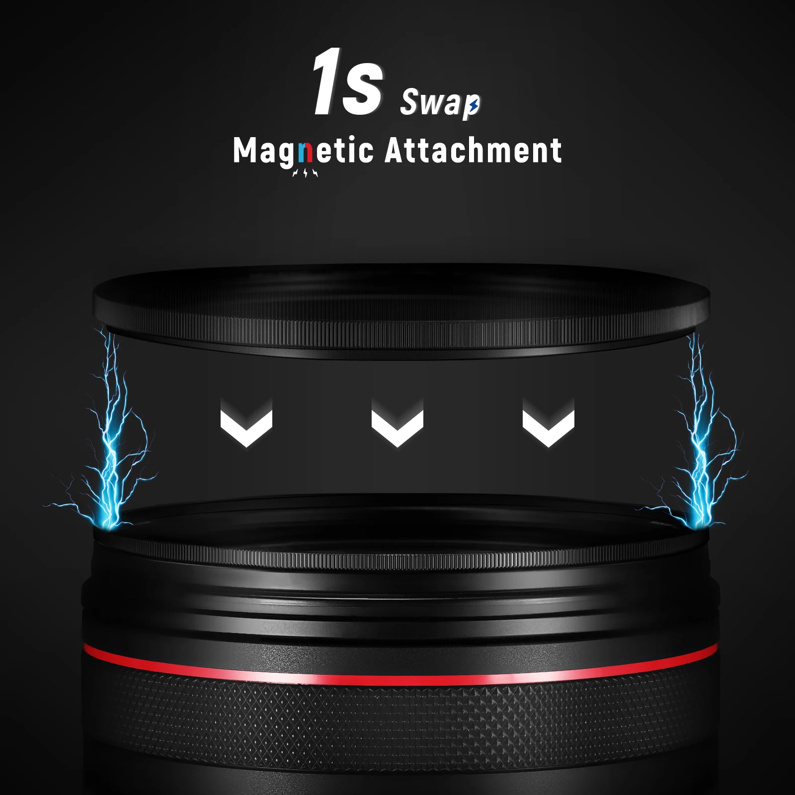NEEWER Magnetic Lens Filter Kit, Neutral Density ND1000 & MCUV & CPL Filter, Adapter Ring, Filter Cap with 42-Layer Multi-Coated 2
