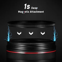 NEEWER Magnetic Lens Filter Kit, Neutral Density ND1000 & MCUV & CPL Filter, Adapter Ring, Filter Cap with 42-Layer Multi-Coated 2