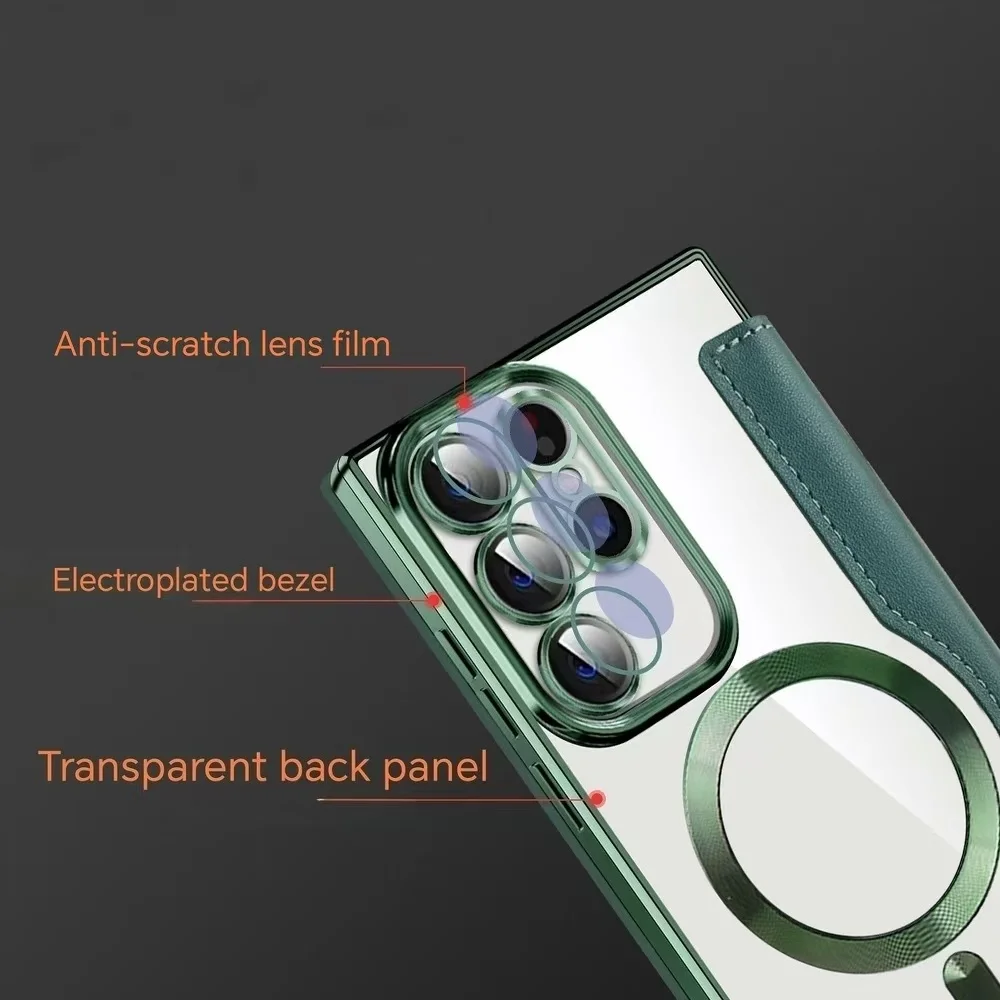 Deluxe All-Inclusive Magnetic Flip Lens Card Case