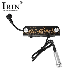 Premium Acoustic Guitar Soundhole Pickup with Integrated Active System and Voltage Adjustment (AQ - 802)