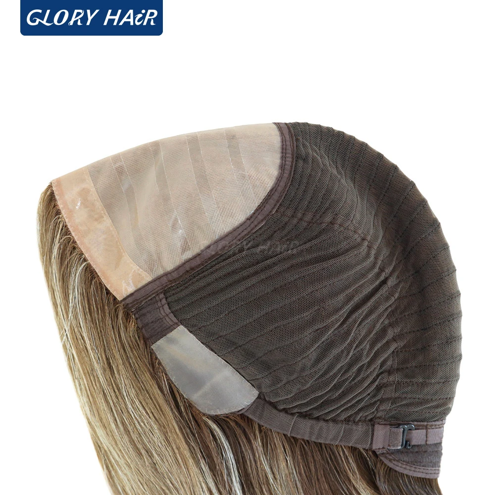 GLORYHAIR-JW23- 12.5 Inches Silk Top Wig How Shine Straight Women Human Hair Kosher Jewish Wig Chinese Culticle Remy Hair Wigs