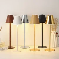 Cordless Table Lamp Dimmable Bedside Lamps Restaurant Atmosphere Lighting Desk Light for Room Decor Study Reading Lampara 1