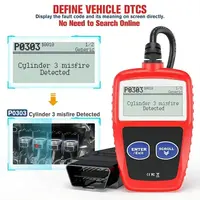 Car Fault Diagnosis Instrument OBD2 Clear Fault Codes Diagnostic Scanning Tools MS309 CAN BUS Engine Trouble Code Reader 2