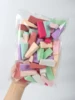 50 Pieces of Random Color Facial Curve Mixed Makeup Sponge, Latex Free, Small Wedge-Shaped Smooth Application Beauty Sponge Appl 4
