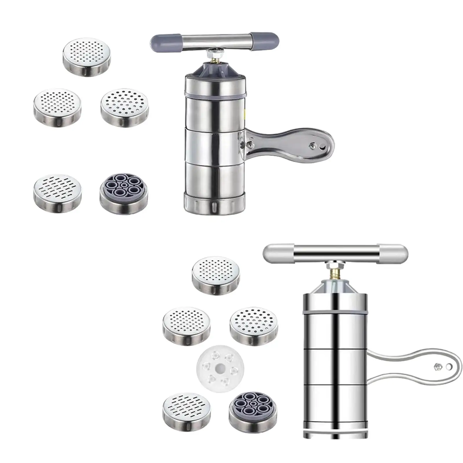 Noodle Press Pasta Attachment Pasta Maker Ramen Fettuccine Multifunctional Household Accessories Wireless Stainless Steel Multifunction Noodle Press Machine