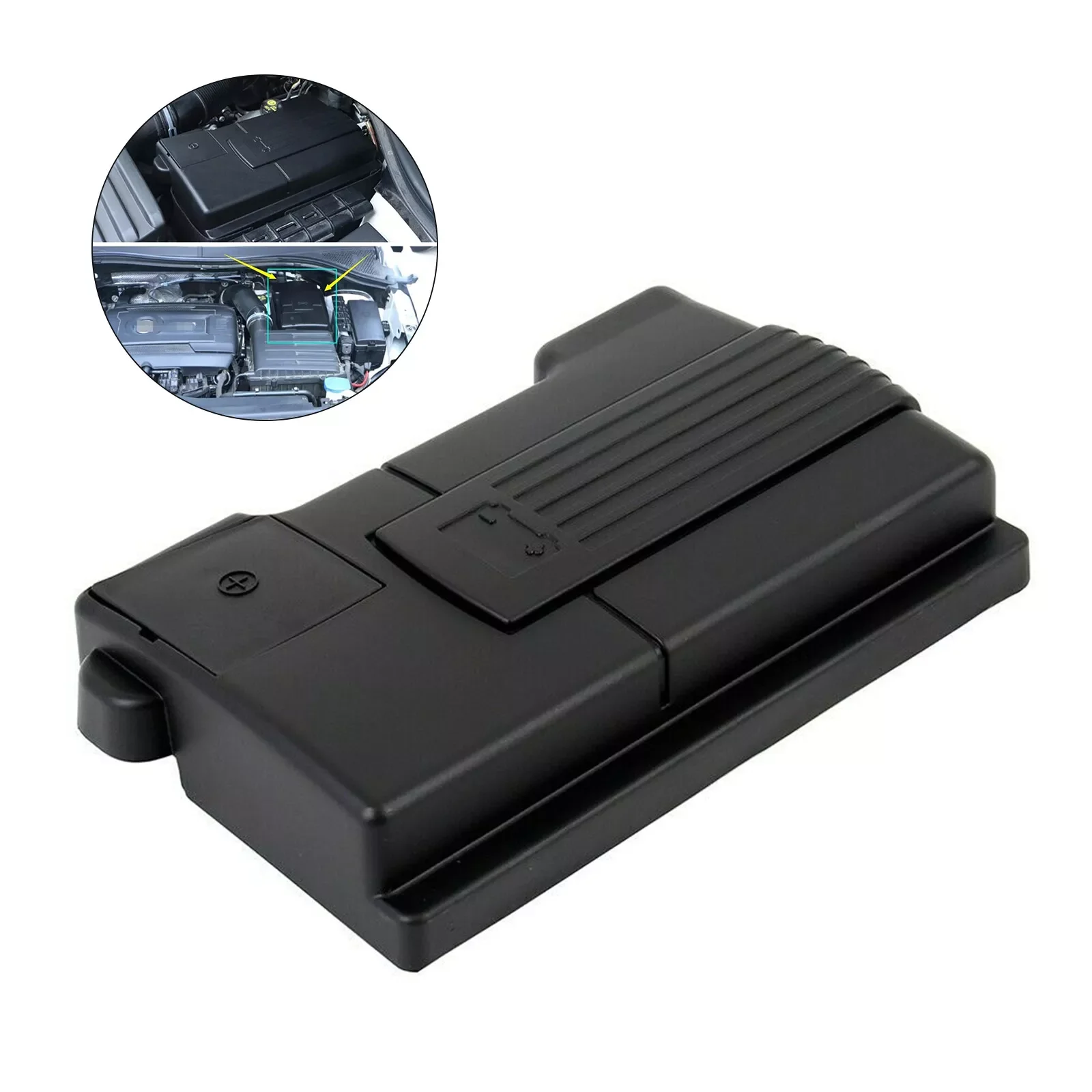 Car Electrode Engine Battery Cover Protection Cap Waterproof Shell Protector For Tiguan 2 Passat B8 Golf Sportsvan Mk7 Touran