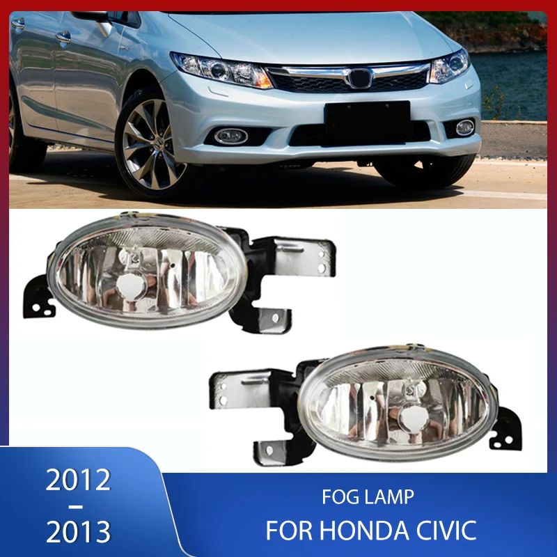 

Car Front Bumper Fog Light Turn Signal Lamp Without Bulb Auto Parts For Honda CIVIC 2012 2013 Car Accessories 33950-TR0-H11