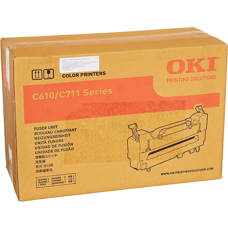 44289101 Original Fuser Unit for OKI C710 C610 C711 C710N C711DN C710DN C711WT C712 C712N Fuser Assembly