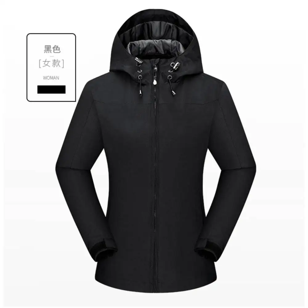 Women Jackets Trendy Lightweight Shell Camping Windproof Hooded Outwear Girl's Skiing Sportwear Lady Waterproof Windbreaker Coat - 5