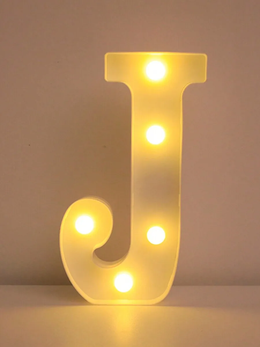 ตัวเลือกสินค้า ตัวอักษร LED ตกแต่งบ้าน 21.8 ซม.