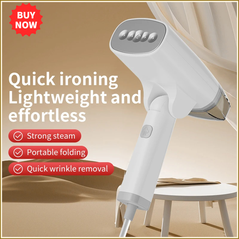 Handheld Garment Steamer 1300W Portable Steam Iron Powerful Fast Wrinkle Remover Travel Steamer Ironing for All Fabrics Clothe ﻿