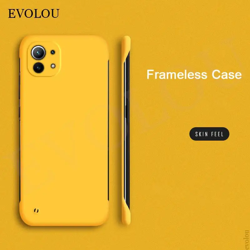 Ultra Thin Frameless Matte Skin Feel Hard Cover Case