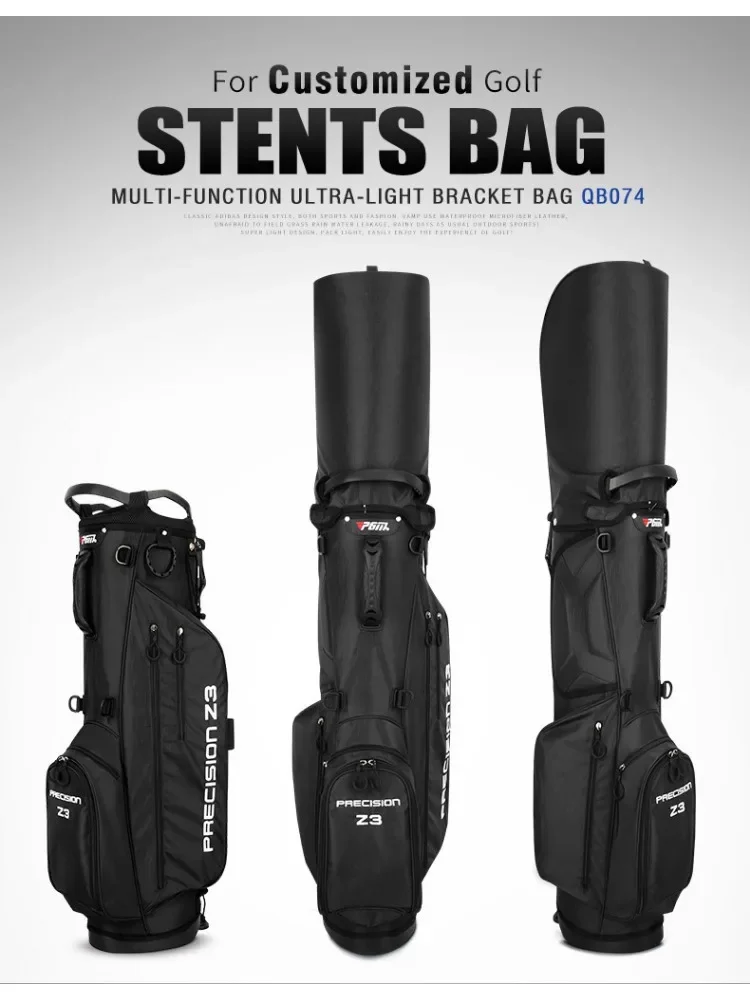 Portable Golf Stand Bag QB074 Waterproof Golf Club Set Bag Lightweight Men Women Golfing Outdoor Sport Cover Bags 24/6pc golf stand bag
