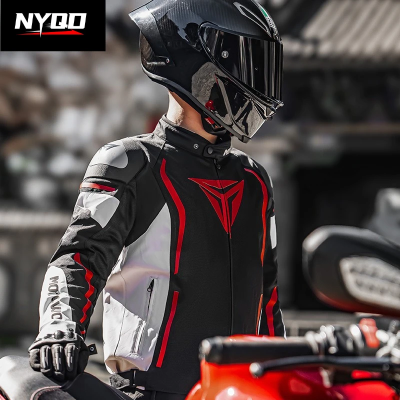 가을과 겨울용 오토바이 레이싱 의류 방수 방한 나이트 장비 남성용 재킷