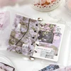 Journal GO 40pcs M5 Sakura Material Paper for Collage Junk Journal Scrapbooking Cherry Flower Diary Planner Floral Paper 6