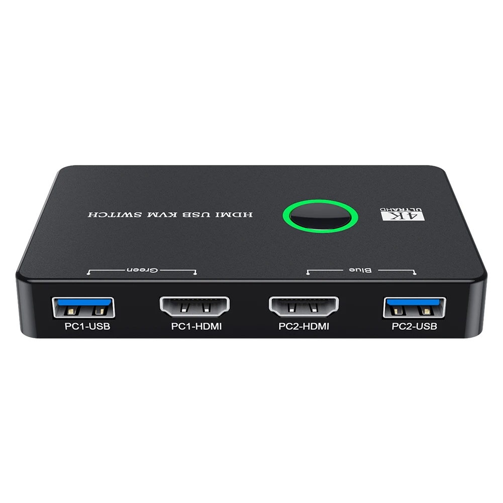 HDMI ȣȯ USB KVM ġ й, 콺  HD Ϳ, USB3.0, 4 Ʈ, 4K UHD