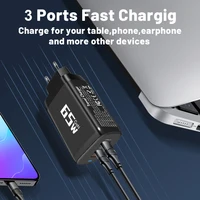 85W GaN USB Type C Charger QC3.0 Quick Charge PPS PD 65W 30W Fast Charging For iPhone 15 14 Pro MacBook Laptop Ipad Samsung - Image 3