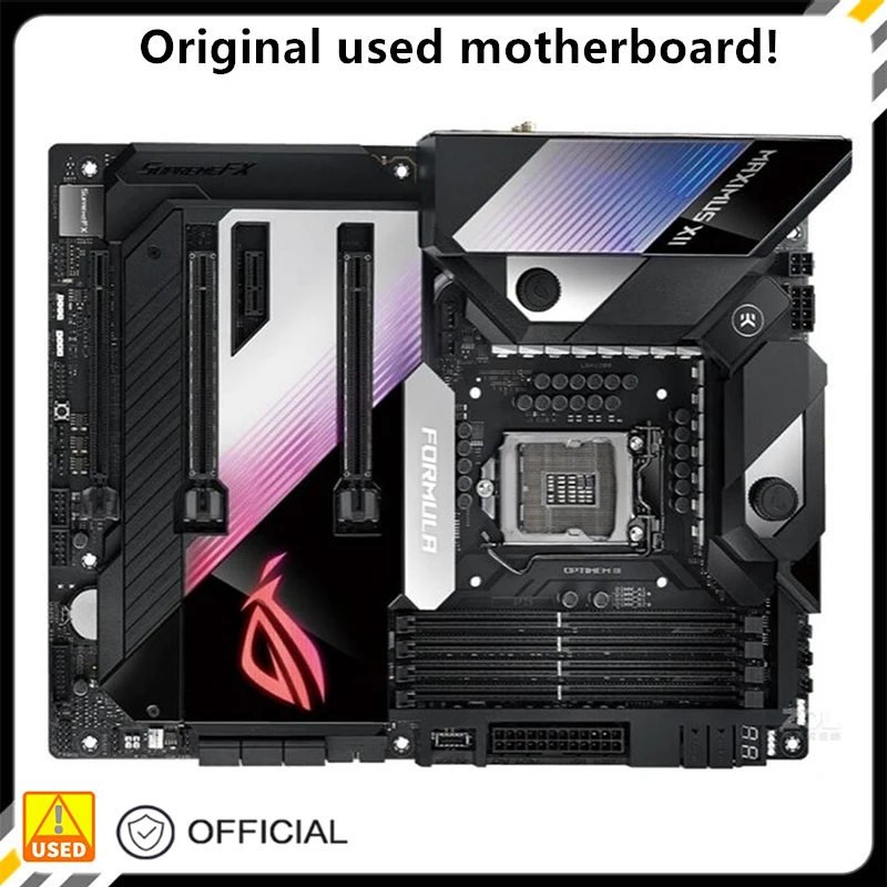 

For ROG MAXIMUS XII FORMULA Original Used Desktop Intel Z490 128GB DDR4 Motherboard LGA 1200 i7/i5/i3 USB3.0 SATA3