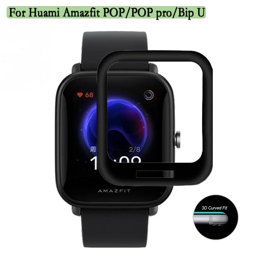 Protector De Pantalla Para Amazfit Bip U / Bip U Pro - Pack De 4, TPU Flexible, Antihuellas Y Antirrayones