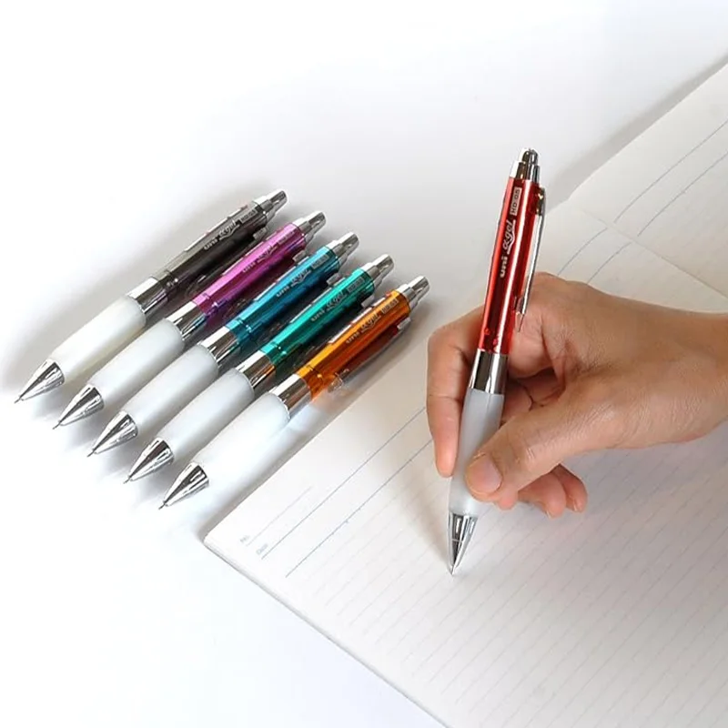Uni Mitsubishi Mechanical Pencil, M5-617618GG Alpha-Gel Shake Out Lead 0.5mm Automatic Pen Anti-fatigue Grip Japanese Stationery 5