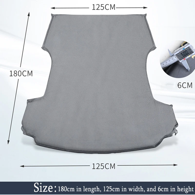 Outdoor Camping Inflatable Special Suede Fabric Car Travel Bed For Tesla Model 3 Model Y-Inflatable Air Mattress