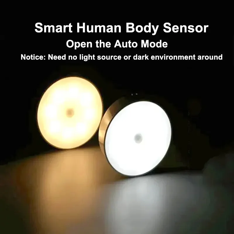 LED Smart Human Body Sensor Night Lights Emergency - Image 3