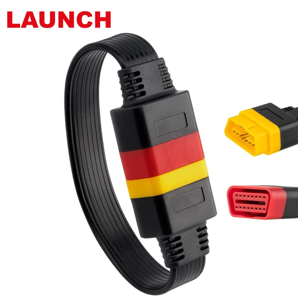 Câble d'extension LAUNCH OBD pour X431 V/V +/PRO/PRO 3/Easydiag 3.0/Mdiag/Golo, connecteur principal OBD2 étendu 16 broches mâle à femelle