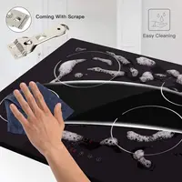 Индукционная варочная панель NOXTON с 3 конфорками, 60 см, встроенная индукционная варочная панель, электрическая варочная панель с сенсорным управлением, таймером, предохранительным замком, 5200 Вт, wi — изображение 3