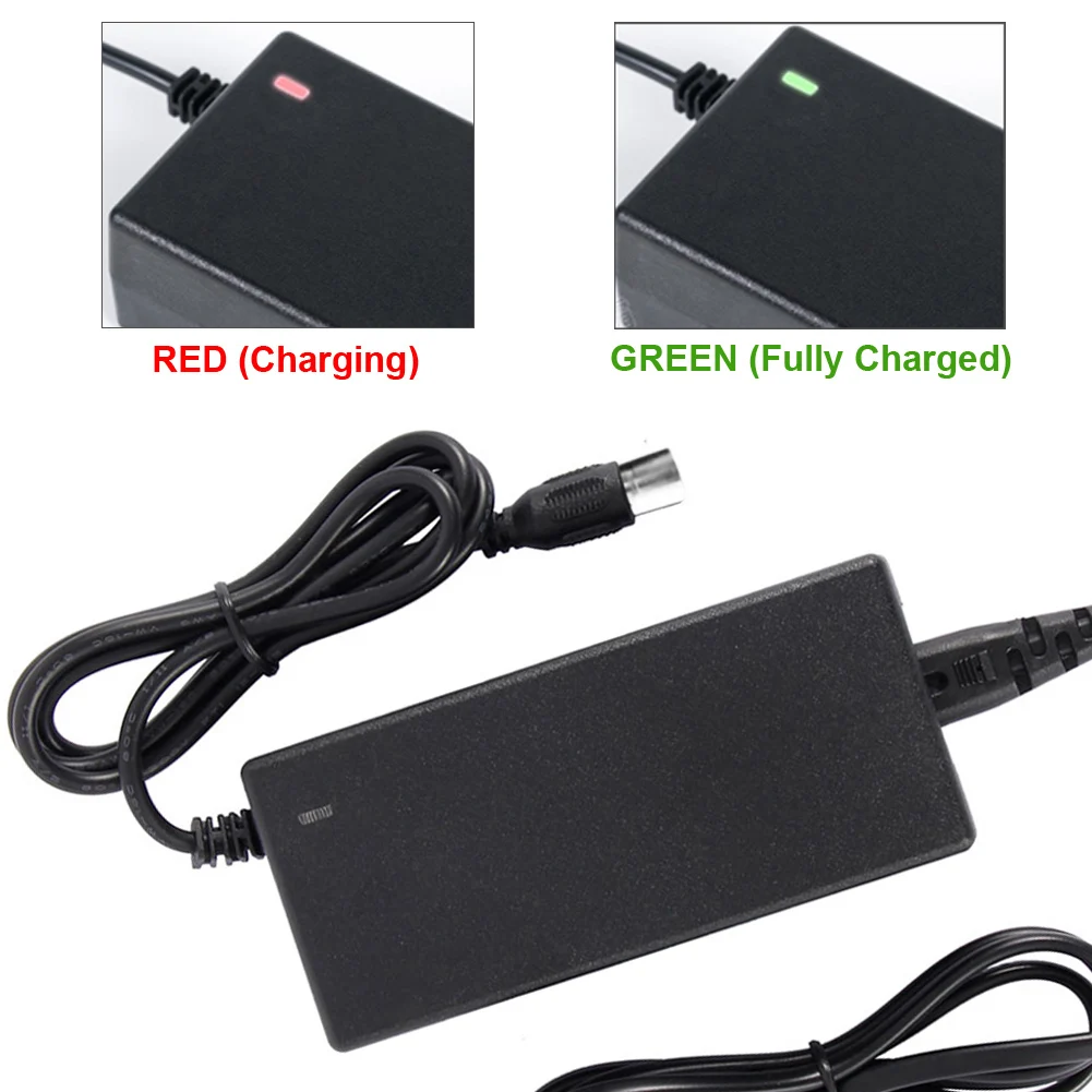 

Battery Charger 42V 2A Lithium Battery Charger Adapter(EU) 3Pin for Electric Scooter Hoverboard Balanced Wheel Electric Bike