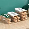 1/2/3 Layer Fridge Egg Storage Box Automatic Rolling Eggs Holder Rack Refrigerator Eggs Dispenser Kitchen Egg Organizer Holder 4
