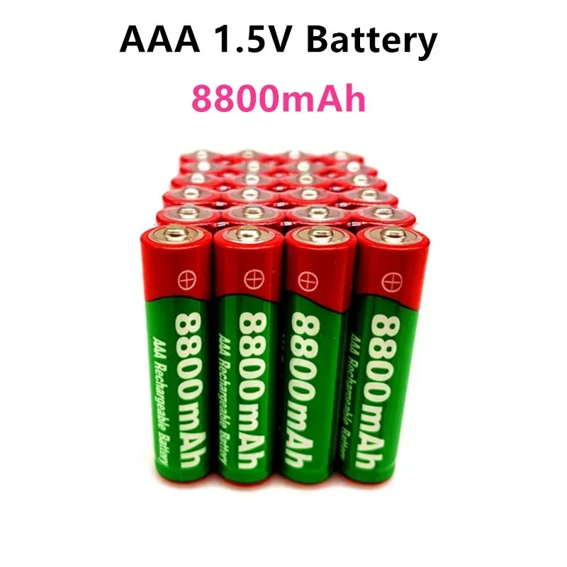 Alkaline 1.5V AAA Rechargeable Batteries, Industrial Grade 1.5V 2-Pack for Remot